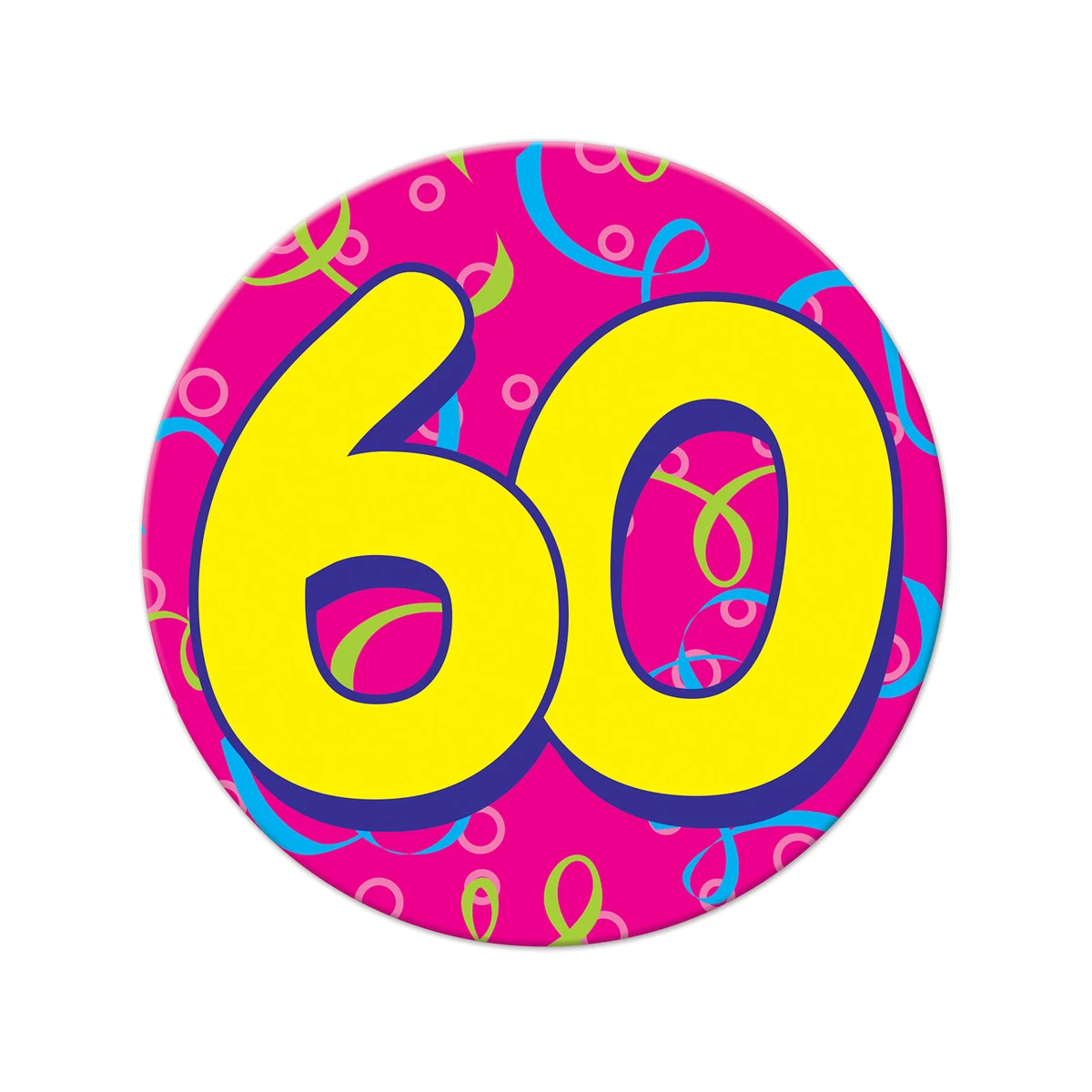 Jumbo "60" Button 1