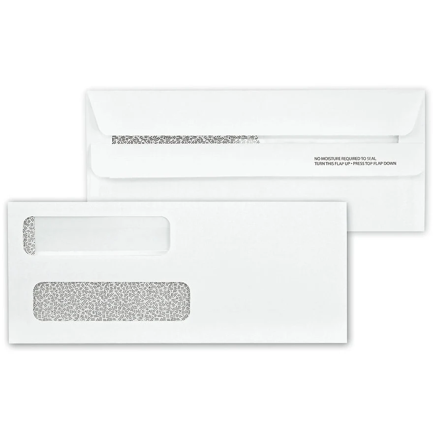 Envelopes, Check, Double Window, Self Seal 1