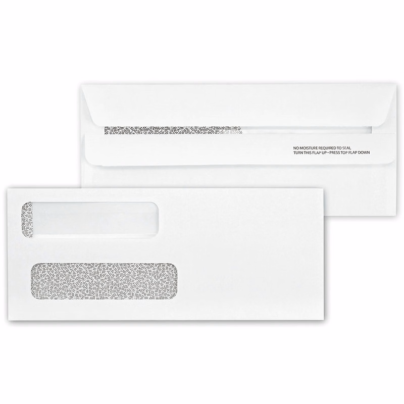 Envelopes, Check, Double Window, Self Seal