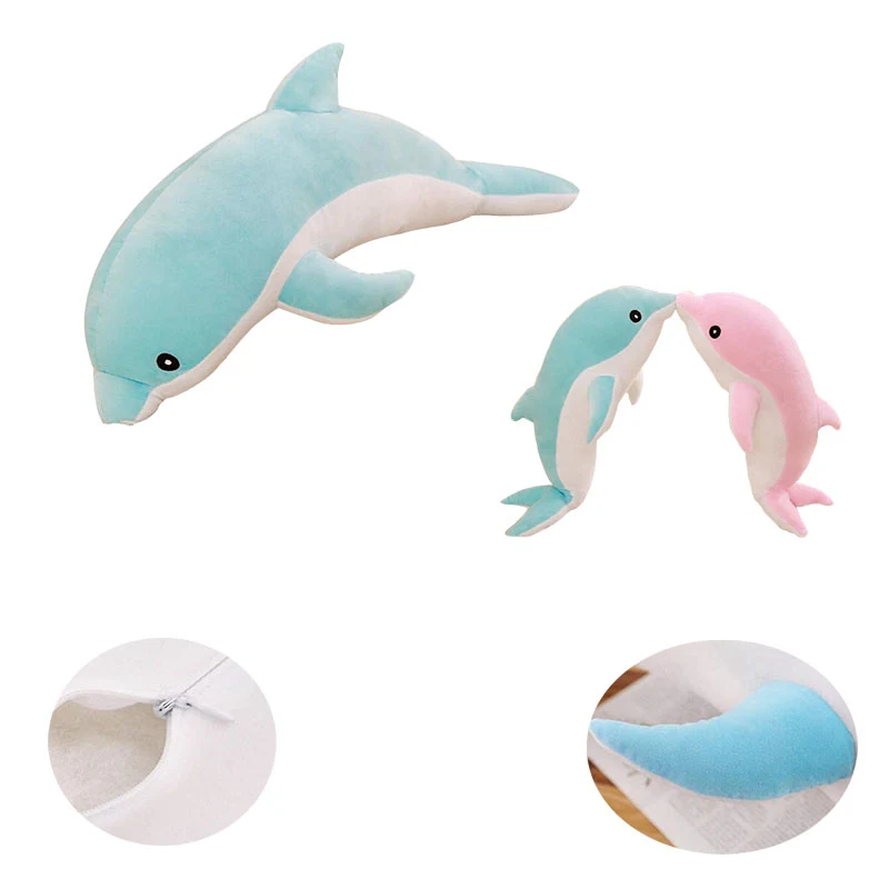 39'' Soft StuffedDolphin Pillow 1