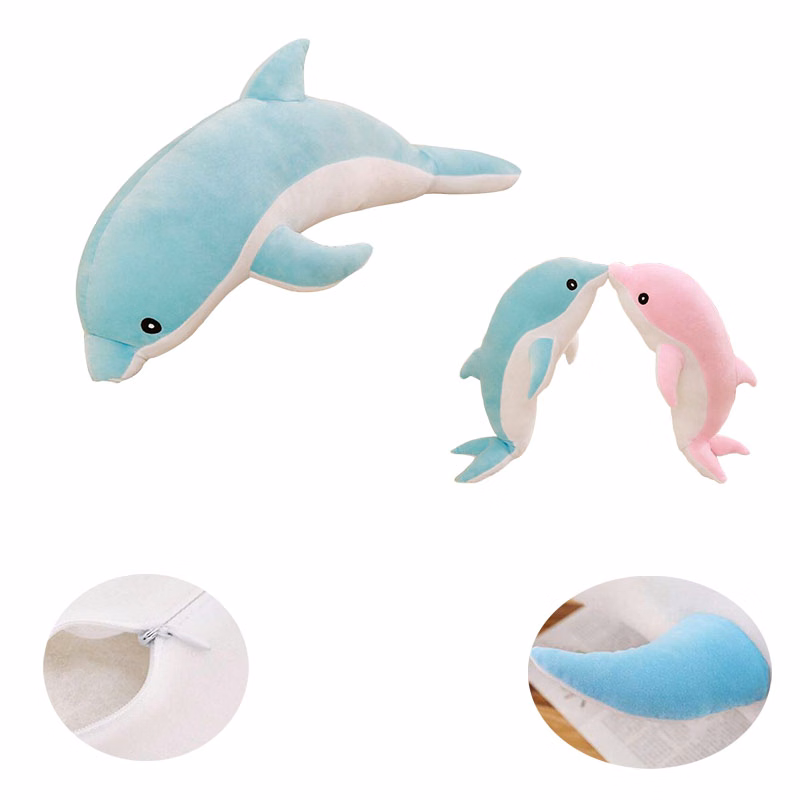 39'' Soft StuffedDolphin Pillow