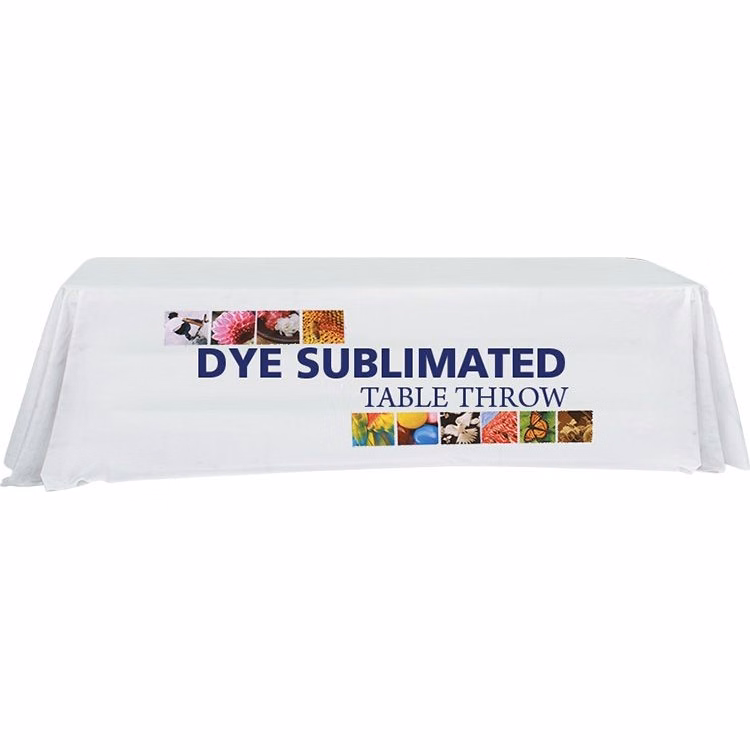 3-Sided Economy Coverage 8' Dye Sub Printed Table Throw