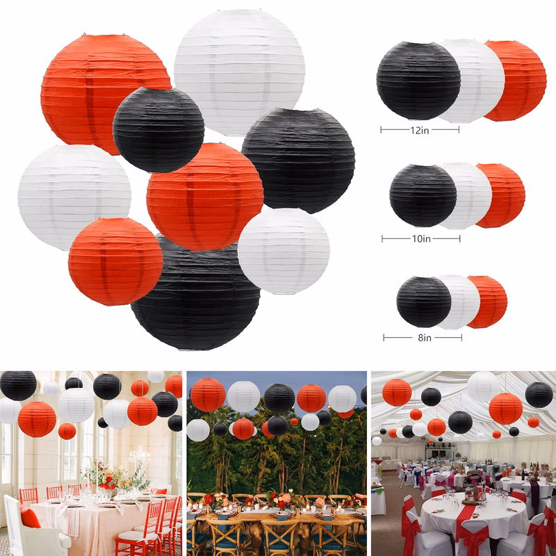 12"x10"x8" Round Hanging Graduation Mickey Mouse Themed Birthday Party Paper Lanterns Decoration
