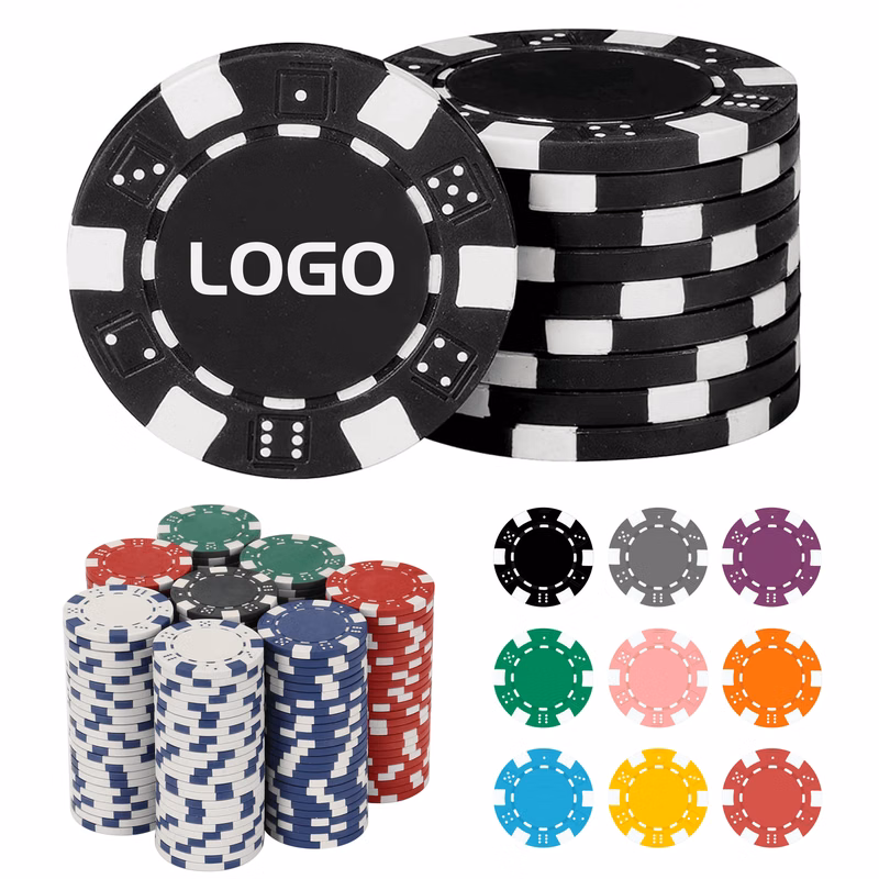 Smooth Finish Plastic Poker Chips