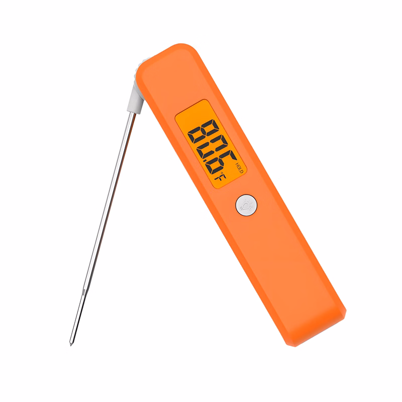 Item Name : New Foldable BBQ Meat Thermometer with Backlit LCD