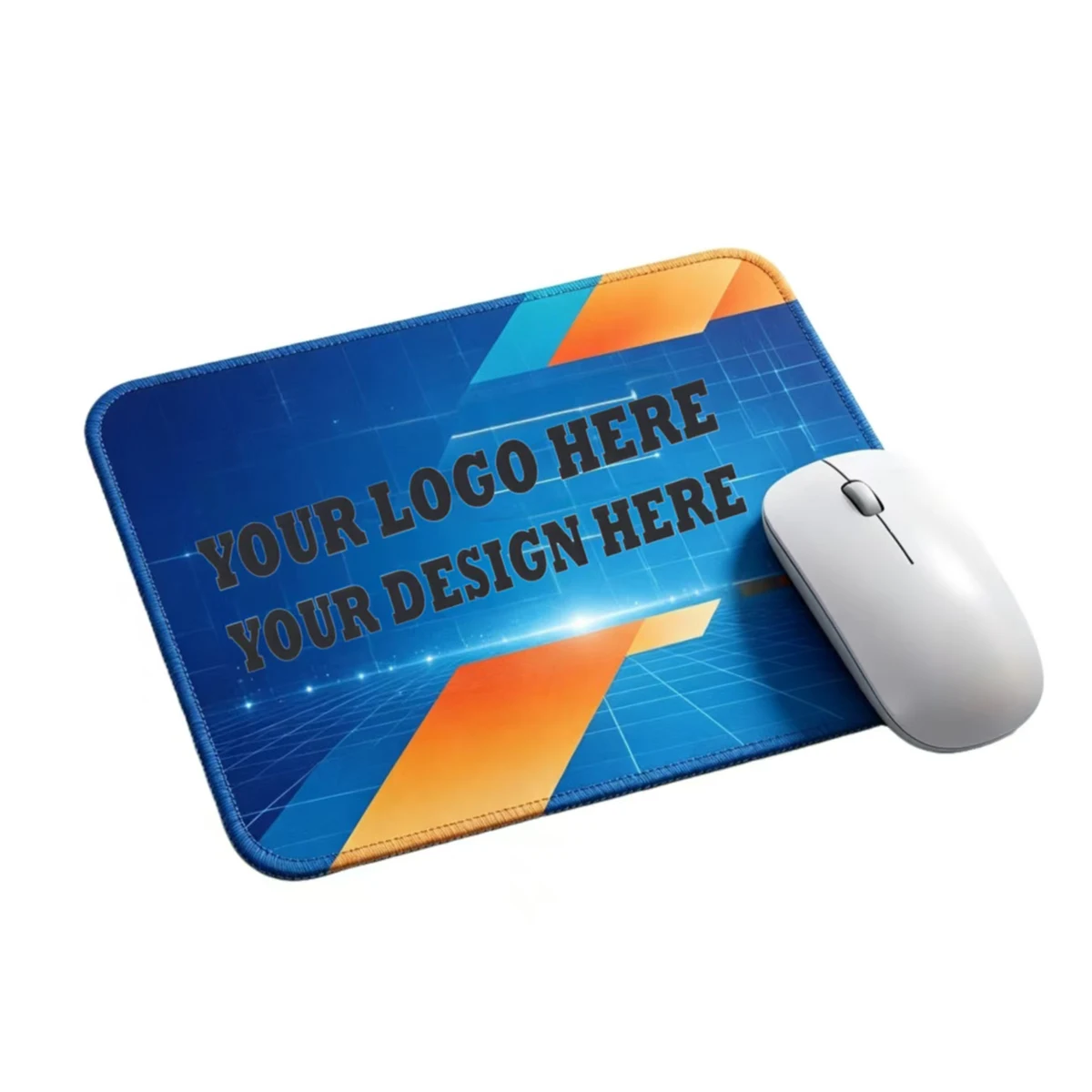 Personalized Sewed Border Computer Mouse Mat 1