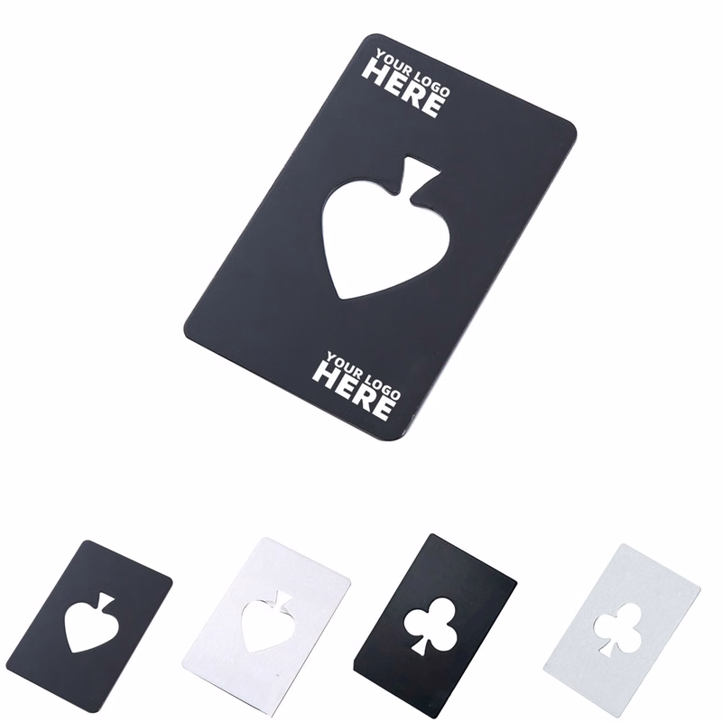 Poker Card Bottle Opener