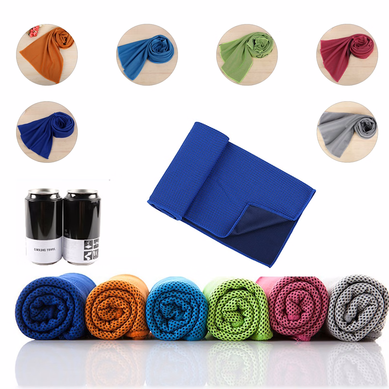 Sports Cooling Fitness Towel With Bottle