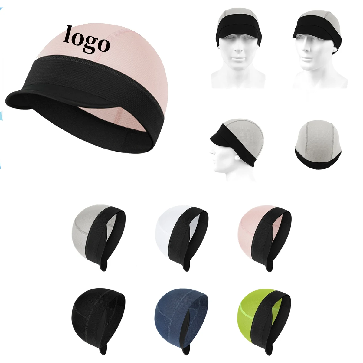 Lightweight Quick Dry Bicycle Helmet Liner Cap 1