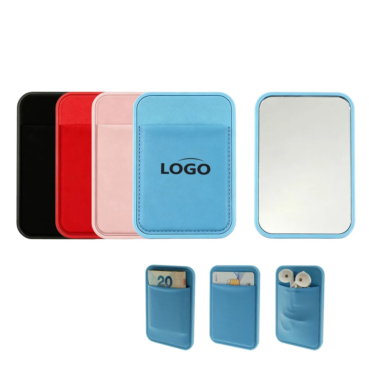 Card-Holder Compact Makeup Mirror 1