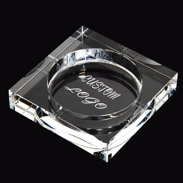 Customized Square Crystal Ashtray
