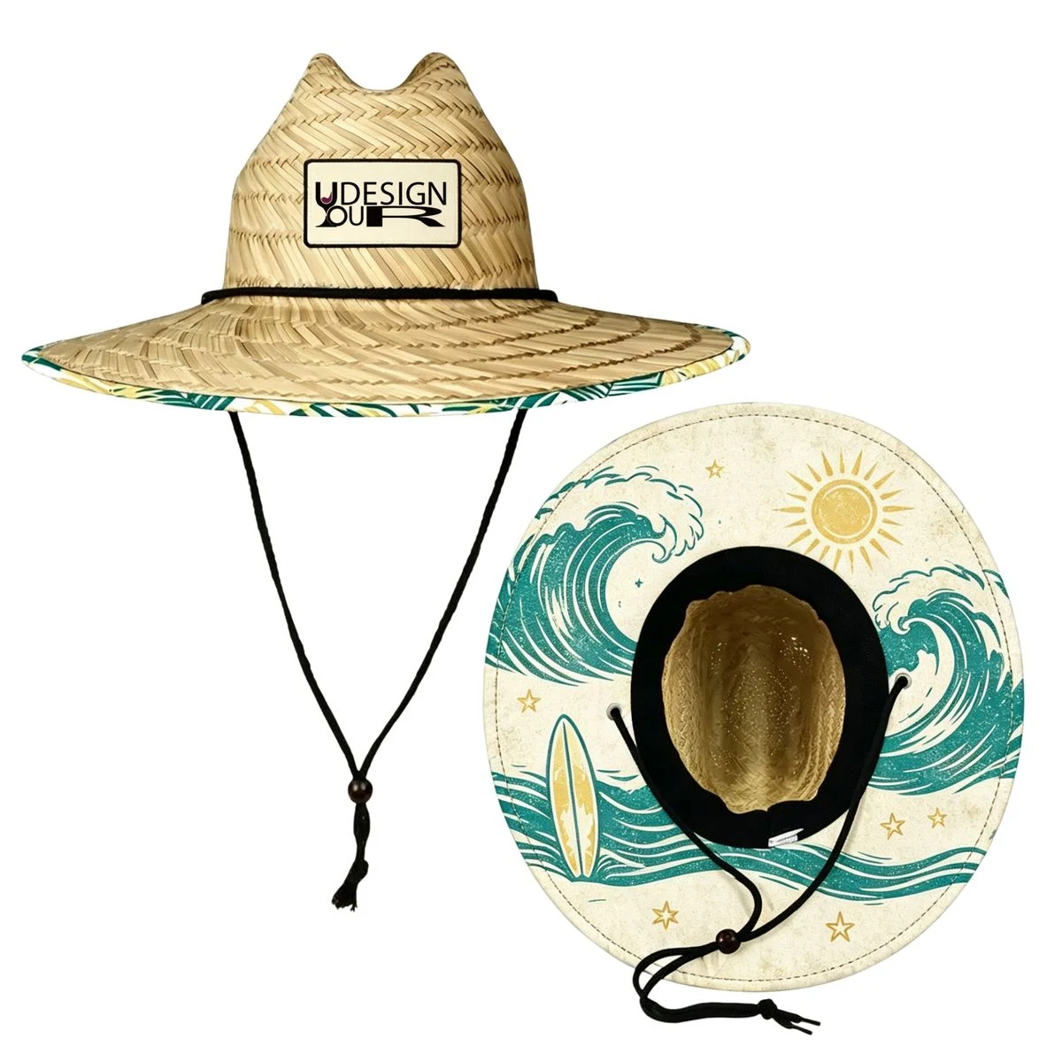 Custom Logo Straw Hat 1