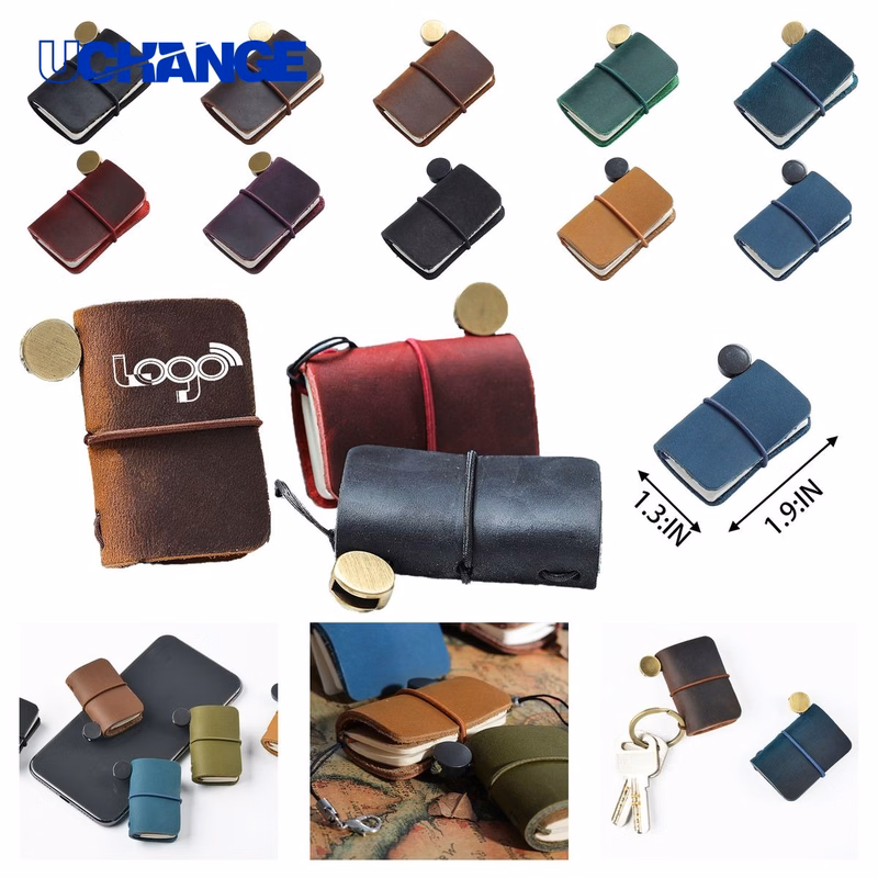 Elegant Leather Pocket Notebook Journal for Everyday Use