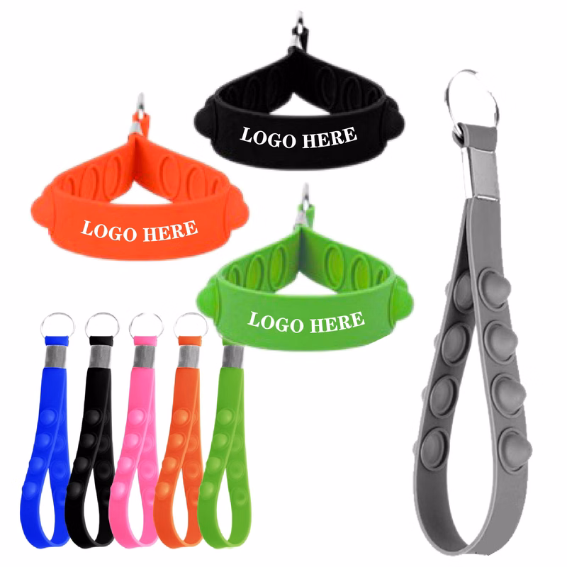 Decompression Silicone Wristband Keychain
