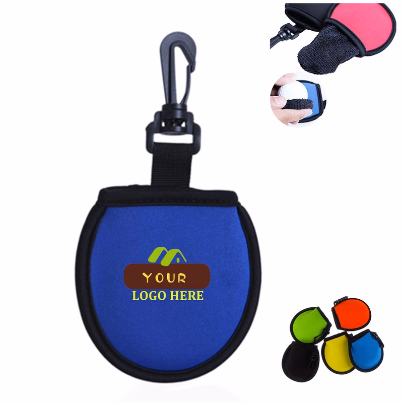 Portable Golf Ball Cleaner Pouch