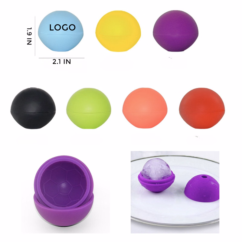 MOQ 10 PCS Slow-Melting Silicone Ice Ball Trays