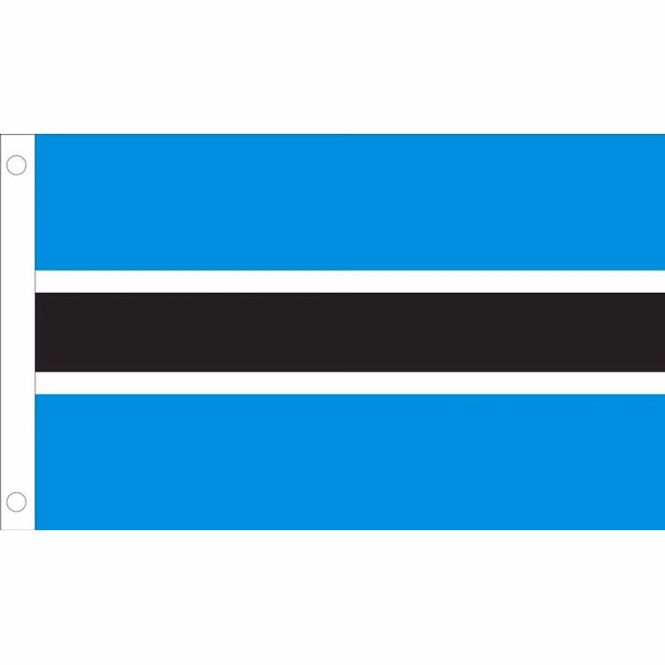 Botswana Flag - 3' x 5' - Nylon