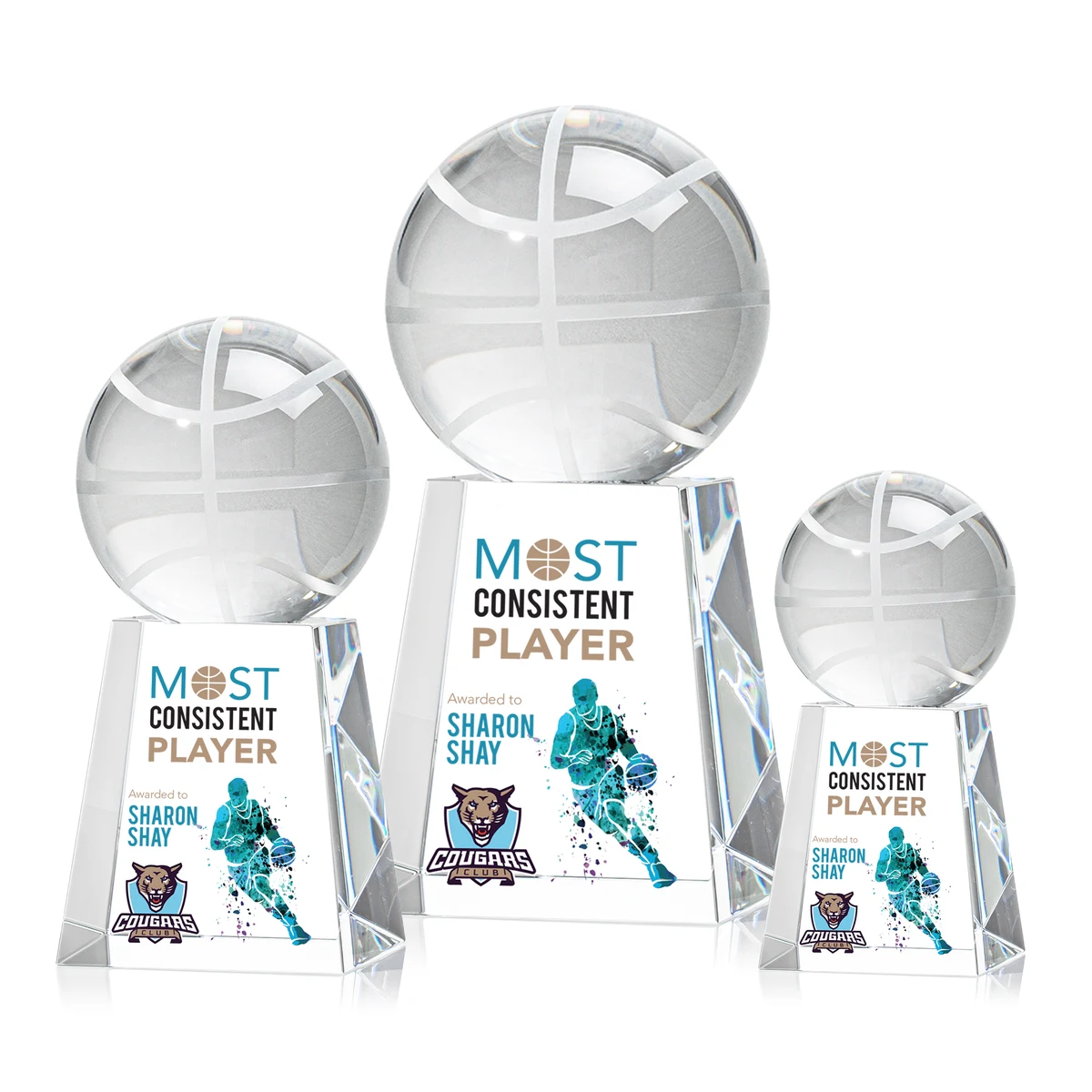 Basketball VividPrint™ Award on Celestina 1