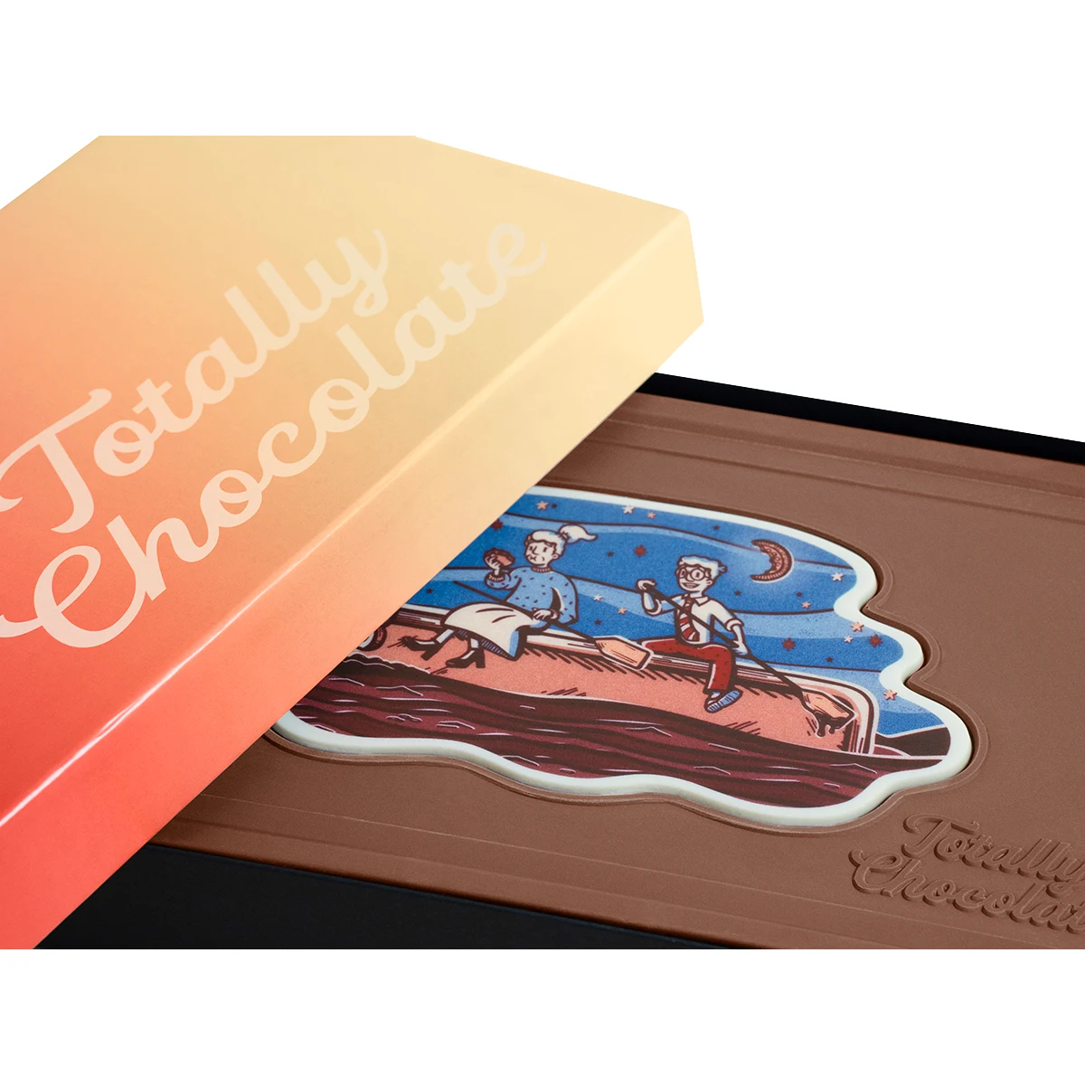 Giant 2lb. Engraved Combo Chocolate Bar – Luxury Packaging 1