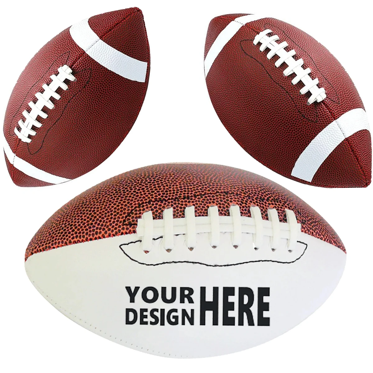 Costom 9# Durable Waterproof Youth Training Rugby Ball 1