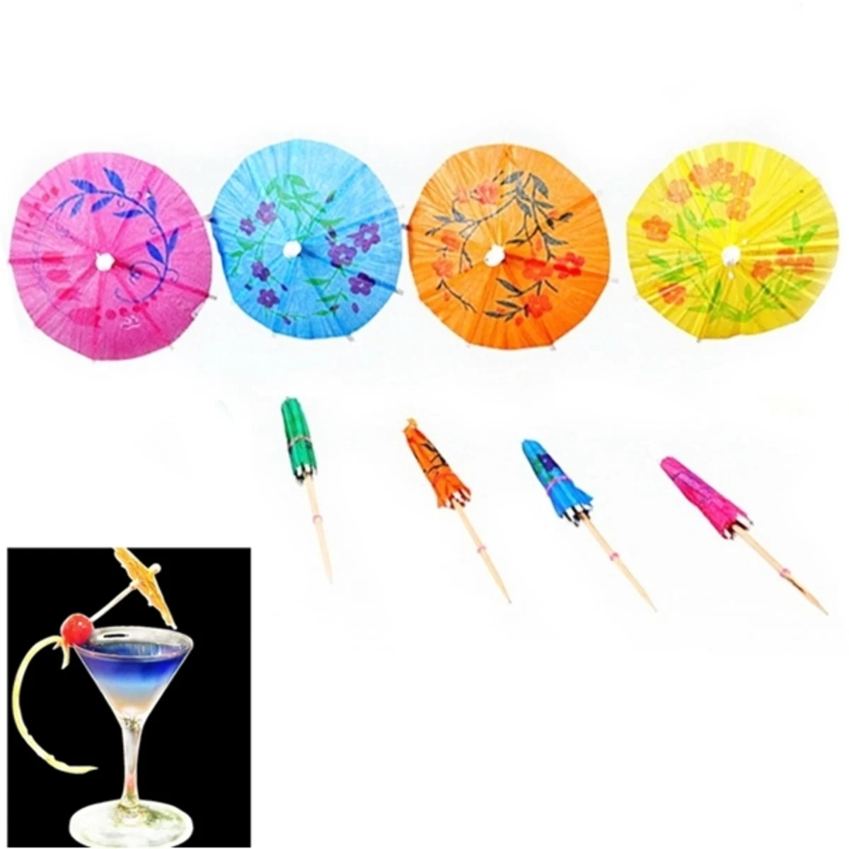 Parasol Umbrella Cocktail Toothpick
1