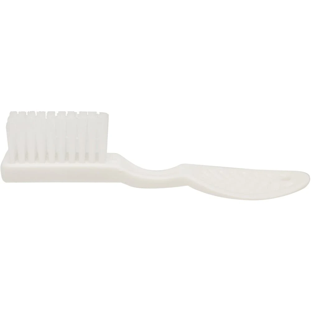 Security Toothbrush - White Thumbprint Handle Nylon 1