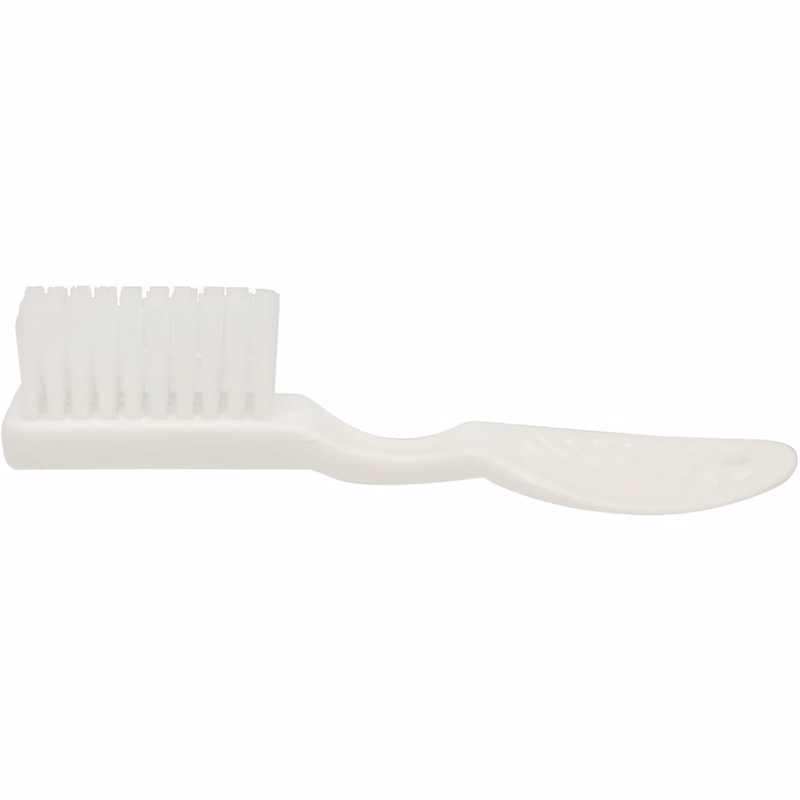 Security Toothbrush - White Thumbprint Handle Nylon