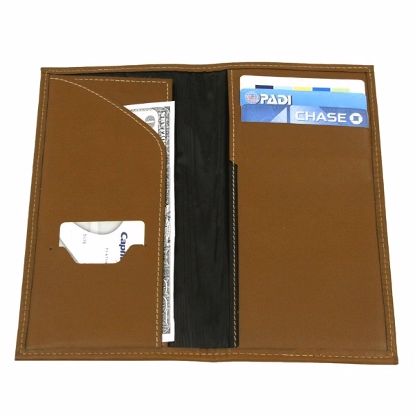 Elite Leather Travel Wallet 9" x 4-1/2"