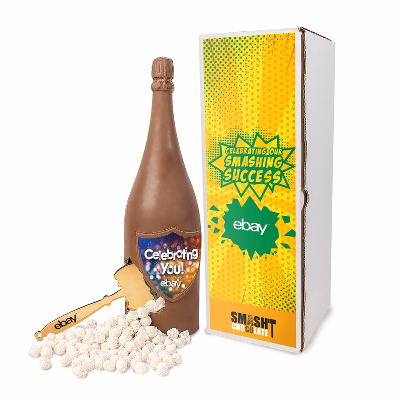 Mega Smash Chocolate with Champagne Bubbles