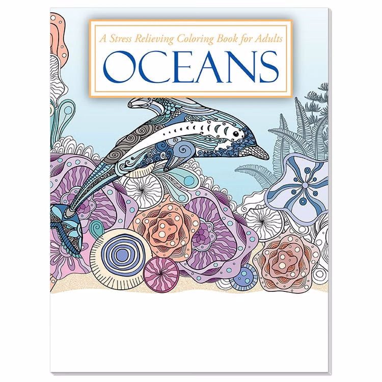 Adult Coloring Books - Oceans 24 Pages