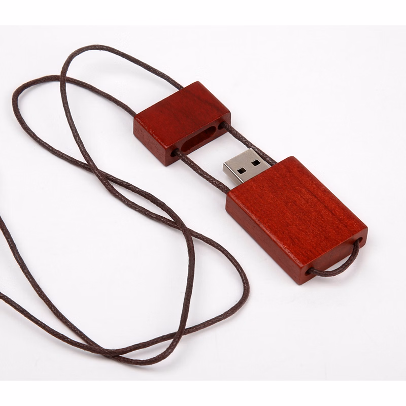 128MB Rectangular Shaped and Wooden USB 2.0Flash Drive.