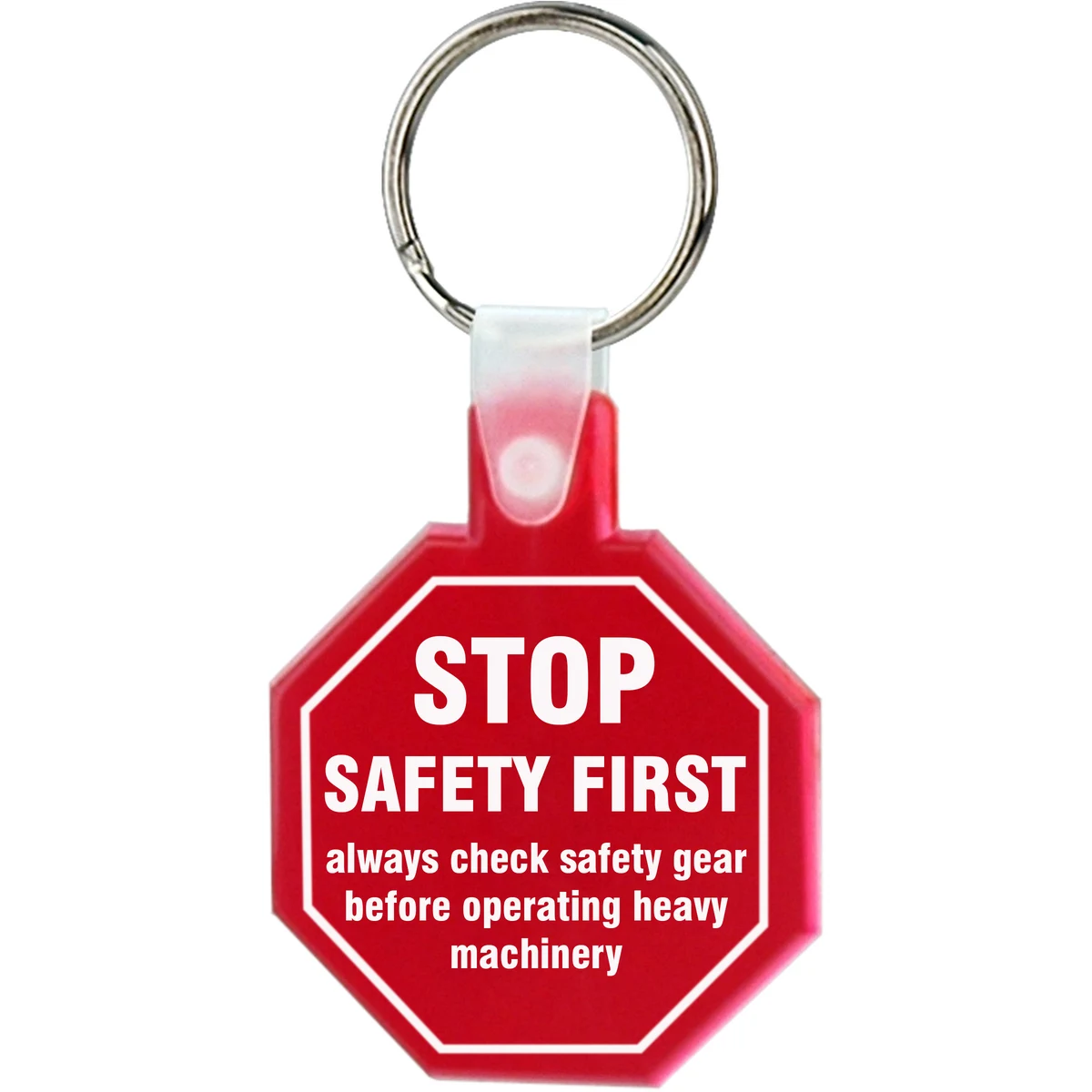 Soft Squeezable Key Tag (Stop Sign) 1