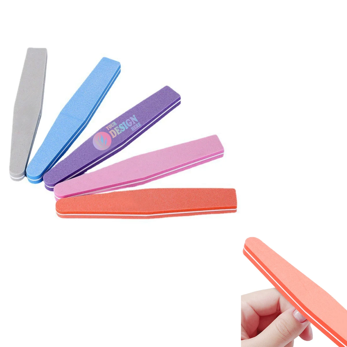 Full Color Printed Nail File 1