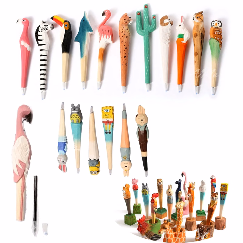 Cartoon Wooden Pen