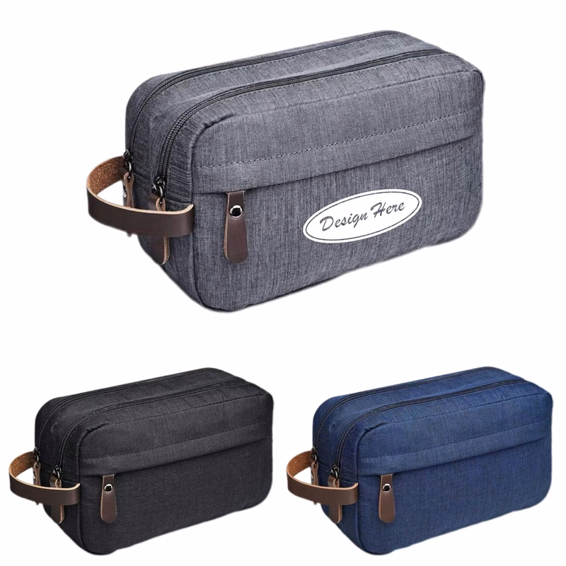Spacious Waterproof Travel Makeup Bag with Convenient Handle