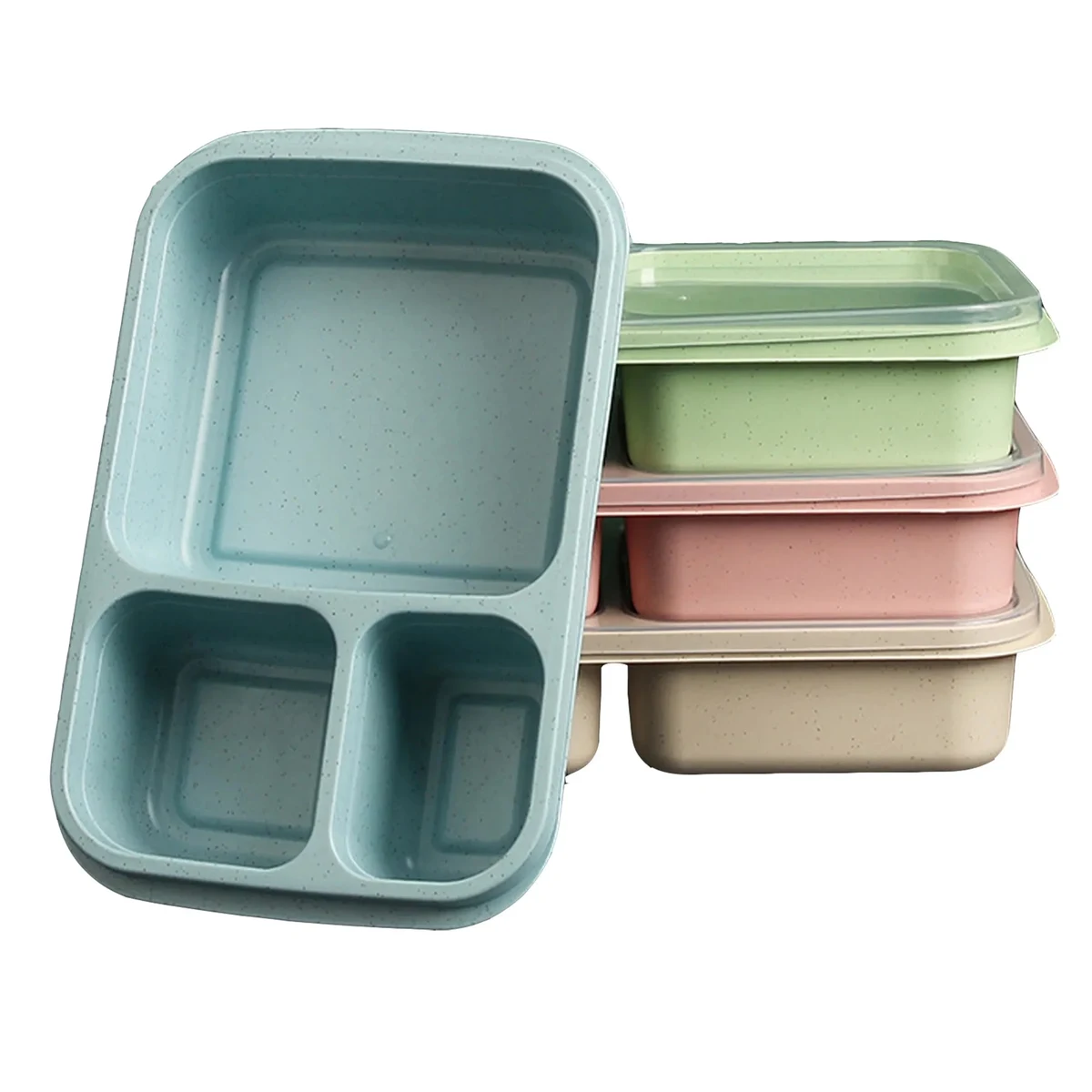 3 Compartment Lunch Bento Box(Full Color) 1
