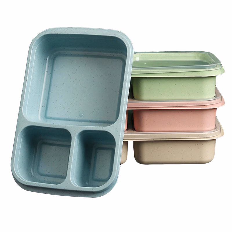 3 Compartment Lunch Bento Box(Full Color)
