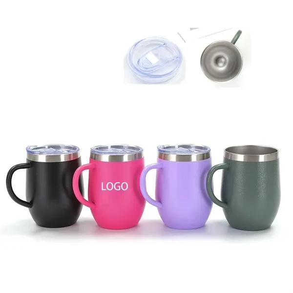 12oz Insulated Stainless Steel Double Wall Coffee Mug 1
