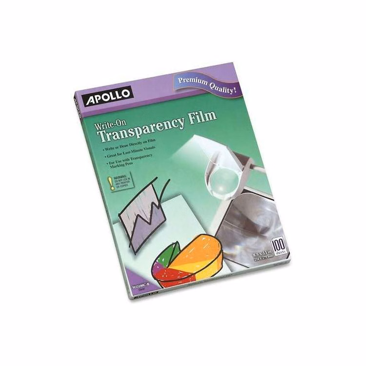 Write-On Transparency Film Sheets