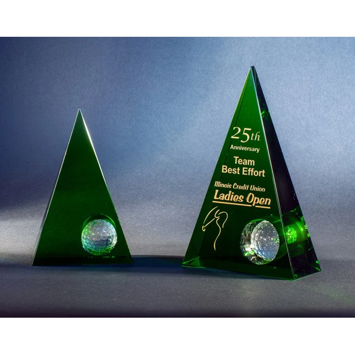 Designer Crystal Pyramid Lake Award 1