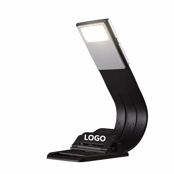 Custom Dimmable Book Light with 3 Color Temperatures — Professional Reading Promo