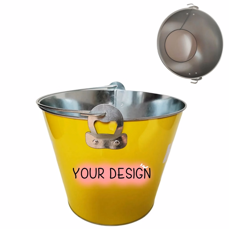 5 Liter Full Color Galvanized Iron ice bucket