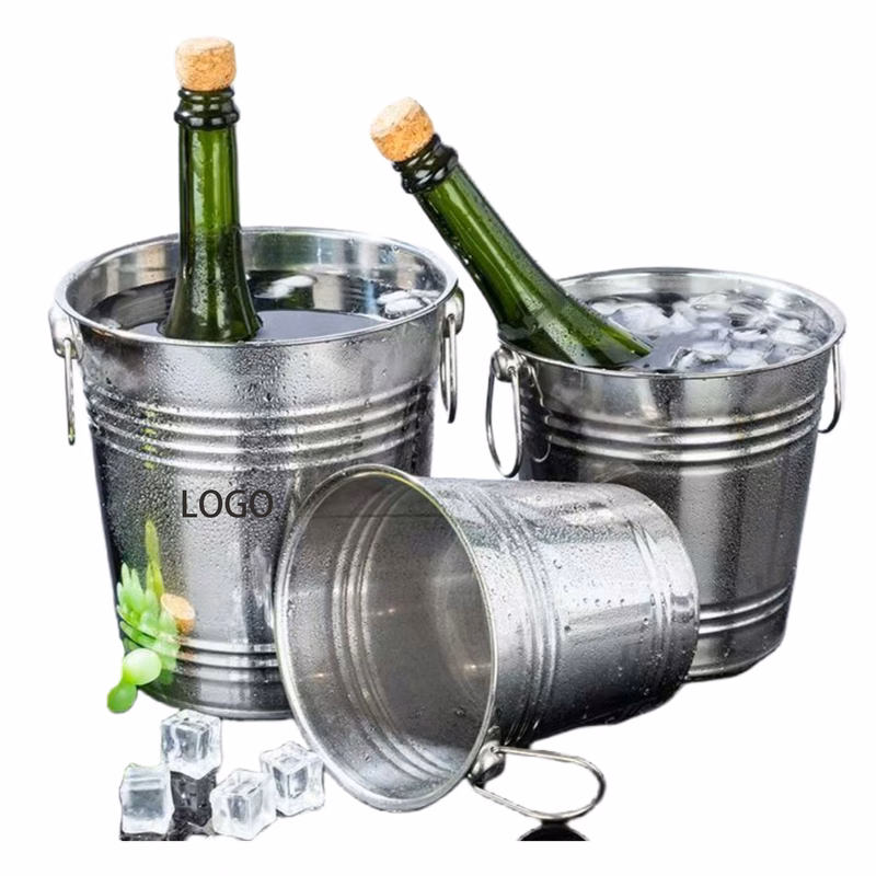 Thickened Stainless Steel Ice Bucket