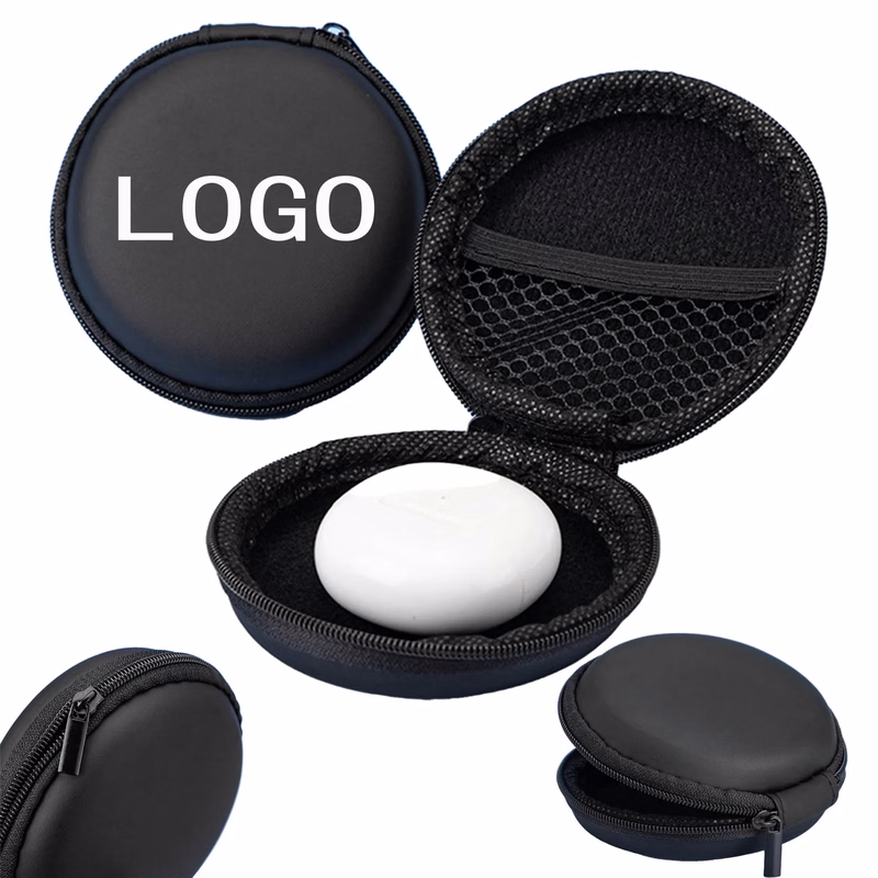 Round Earphone Case