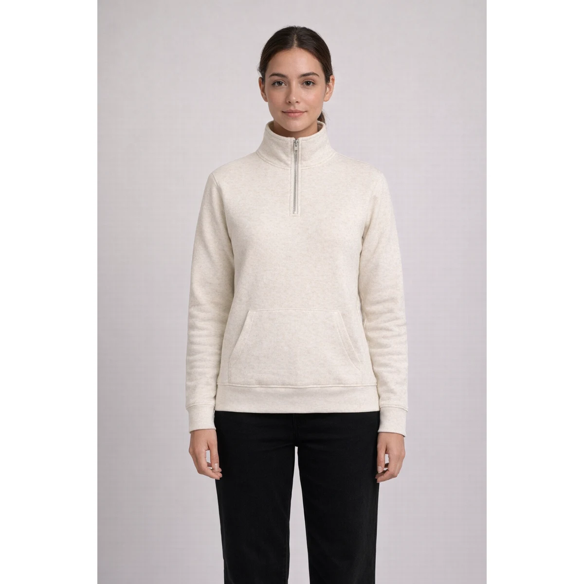 Dakota Quarter Zip Pullover, custom hoodie or sweatshirt with logo imprint 1