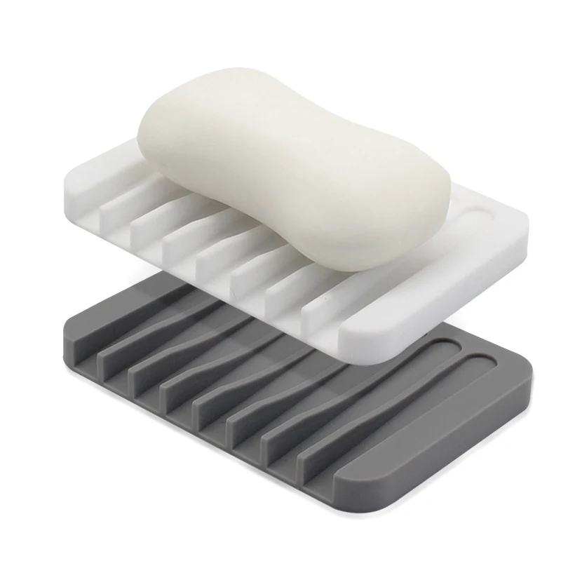 Pure Color Silicone Soap Dish 1