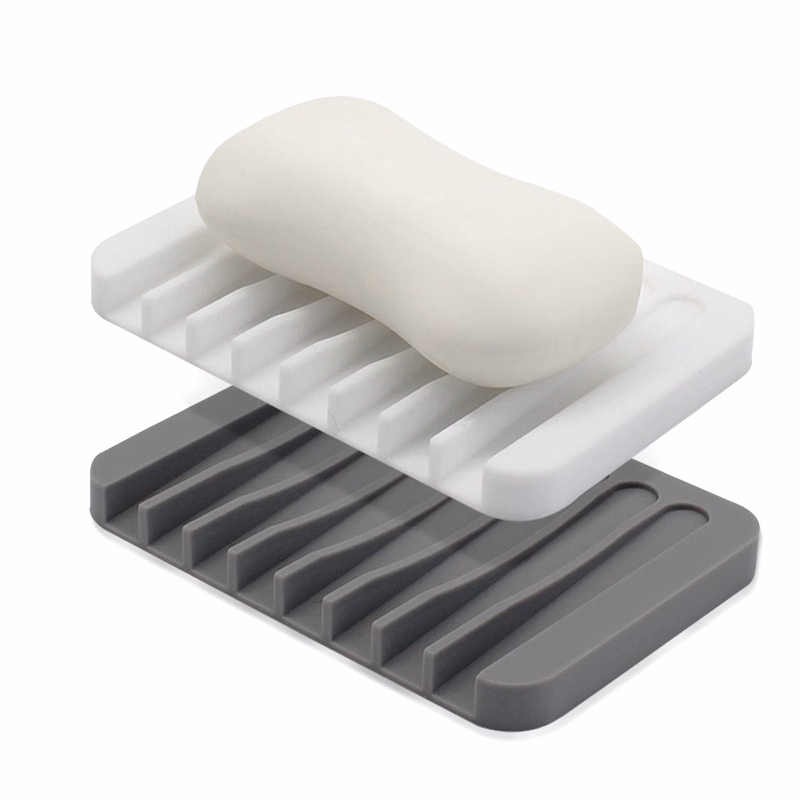 Pure Color Silicone Soap Dish