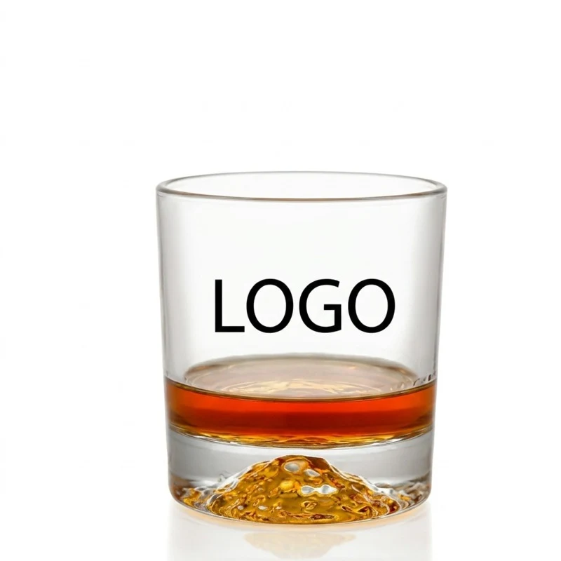 250ml Vintage Heavy Base Whiskey Glass 1