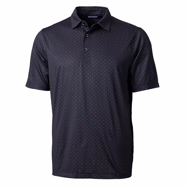Cutter and Buck Men's Pike Polo Double Dot Print