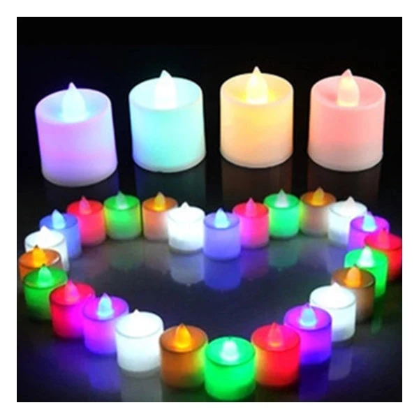 LED Flameless Tealight Candles Light 1